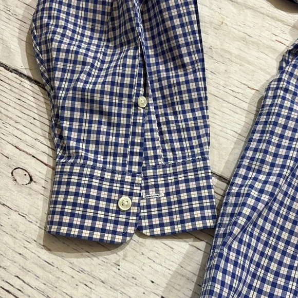 Ralph Lauren Blue Pink Check Button Down Shirt sz 4XLT - Picture 6 of 11